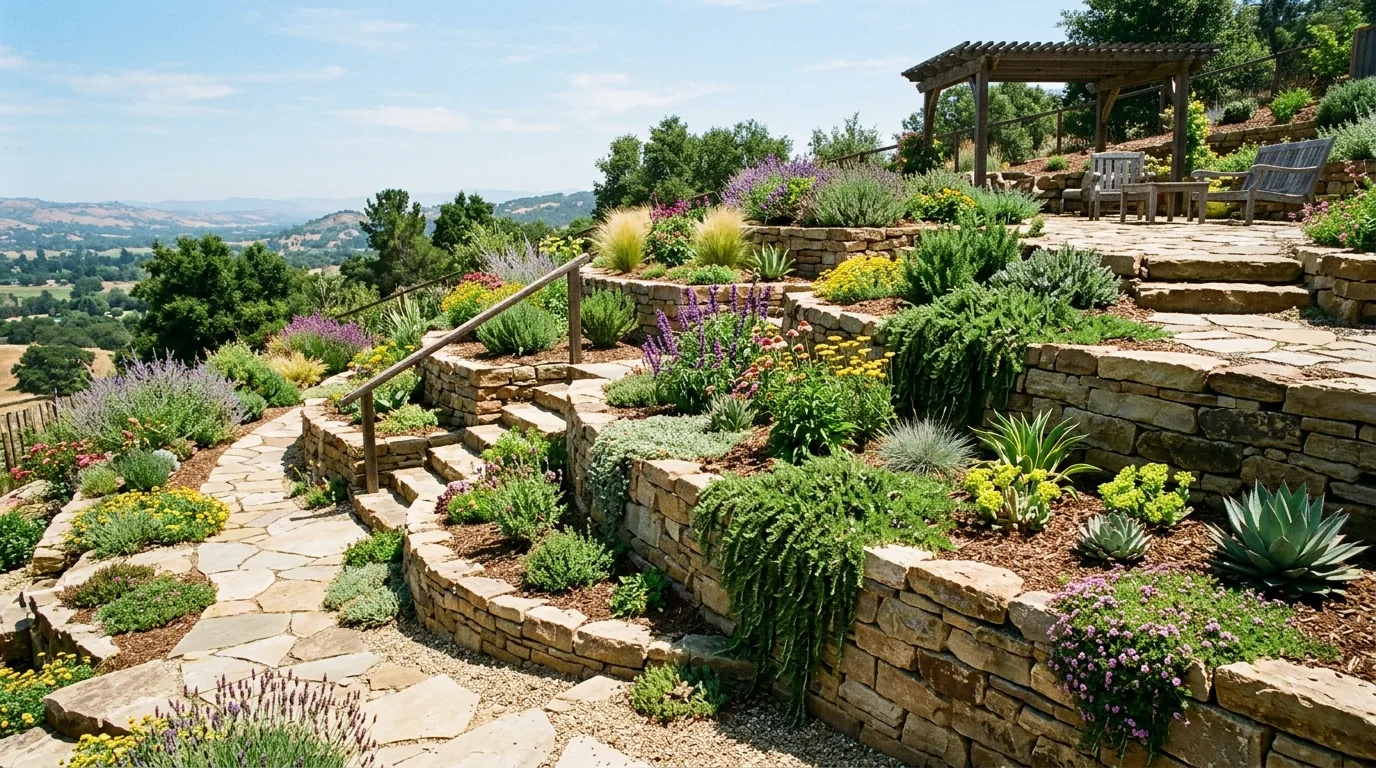 Minimal Full Sun Garden
